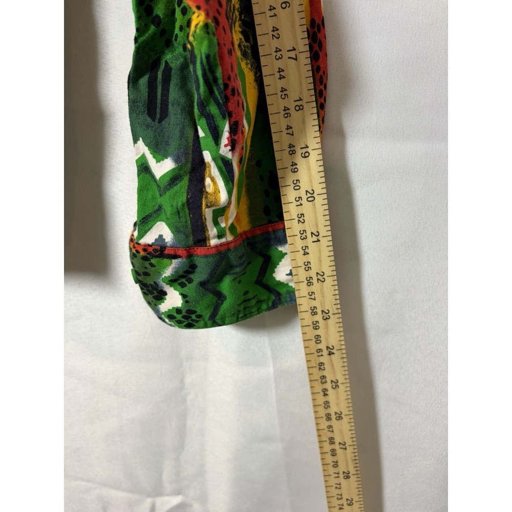 Vintage Mens Wrangler Size S Shirt Southwestern Aztec Brushpopper Print Rodeo - Picture 10 of 13